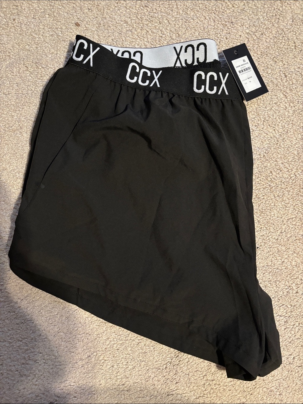 City Chic XL Short Motive Black Women's Plus Size Athletic Shorts Size 22W